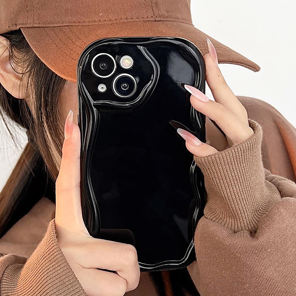 Мягкий волнистый чехол для телефона Xiaomi Redmi Note 12S 13 12 11 8 9 10 Pro 13c 12c чехол Xiaomi 13T Pro Poco X6 X3 Pro однотонный чехол