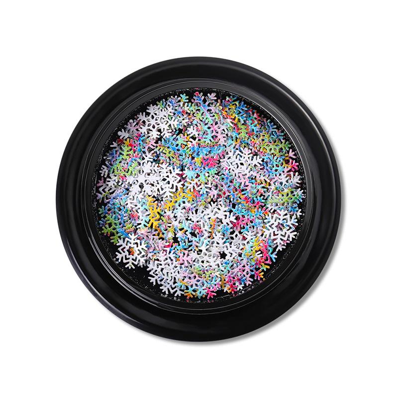 Украшения для ногтей Рождественская нашивка Снежинка Серия блесток для ногтей Наклейка на ногти