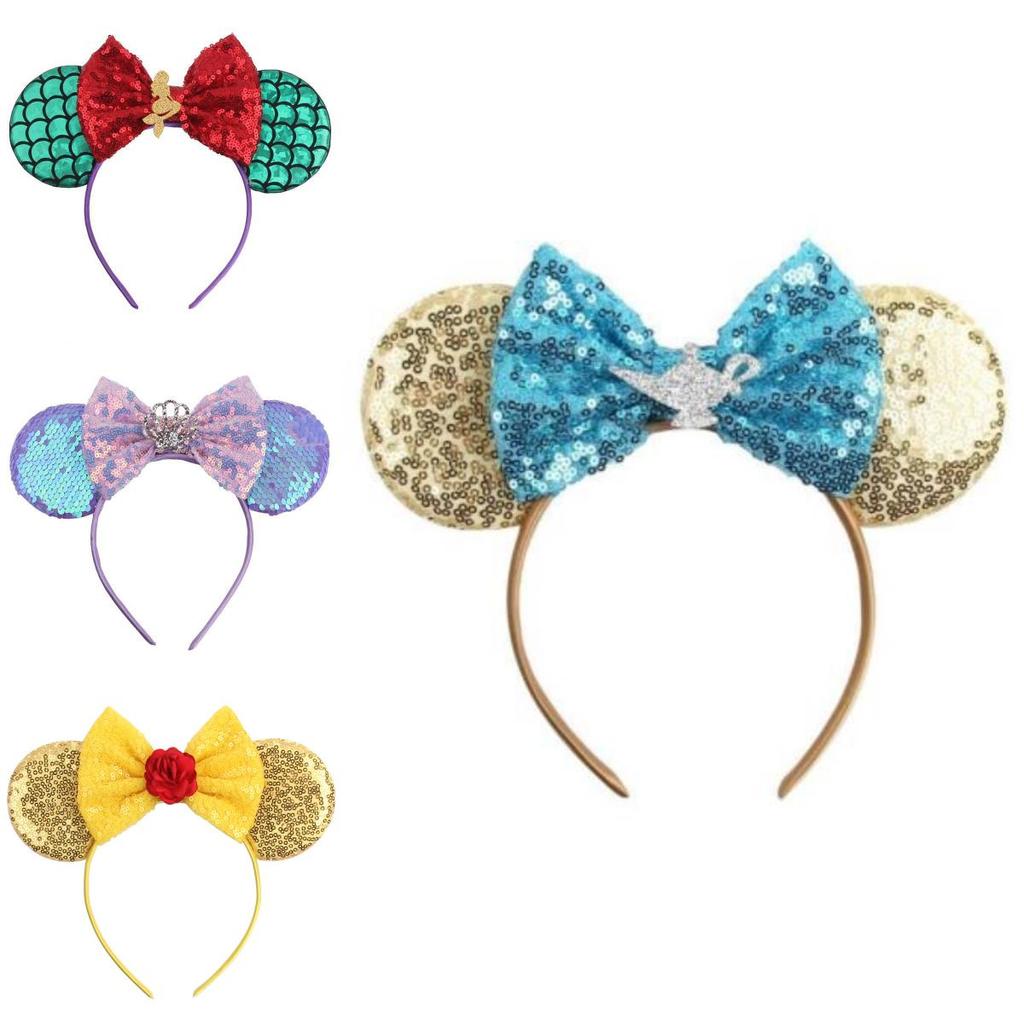 Multicolor Minnie Mouse Headbands For Birthday Parties And Dress-up