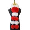 Cold-Proof Faux Plush Christmas Scarf Windproof Warmth Magnetic Scarf  Cold Weather