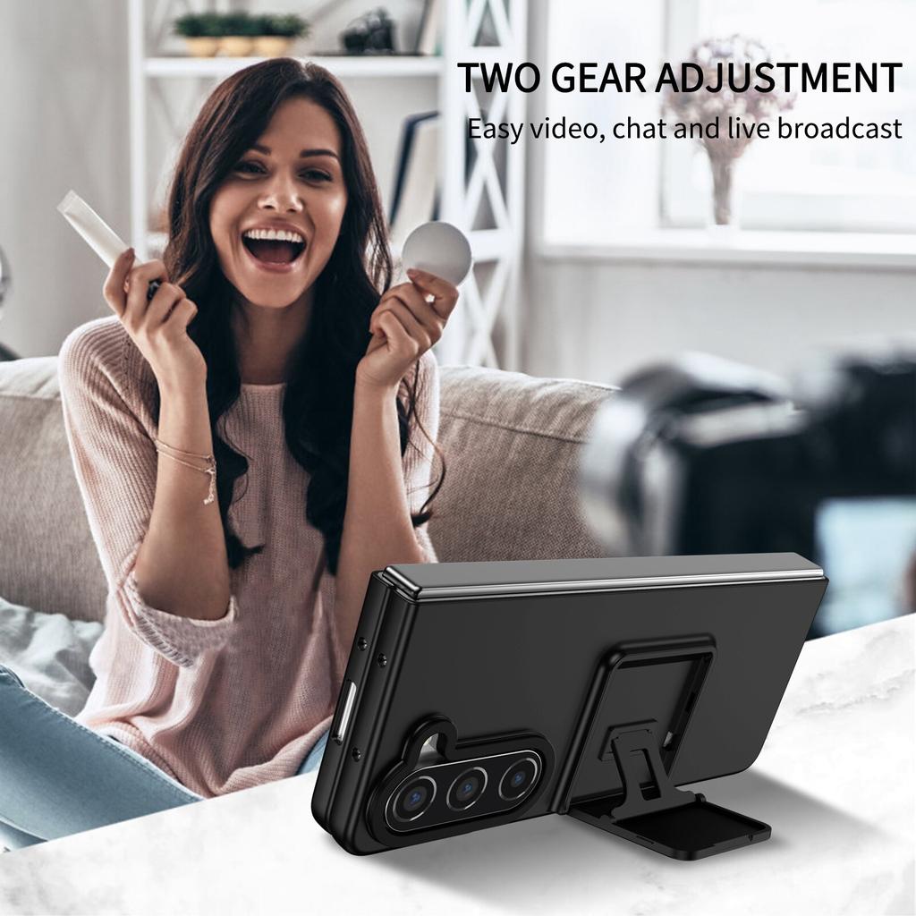 Удобный портативный чехол-подставка для Samsung Galaxy Z Fold 5 Fold4 Fold3 Fold5 Fold 3 4 Zfold5 Складной дизайн чехол для мобильного телефона