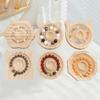 Solid Wood Jewelry Display Plate, Jewelry Design Plate, Wenwan Beaded Handmade DIY Material Bracelet, Bead Bracelet Tray.