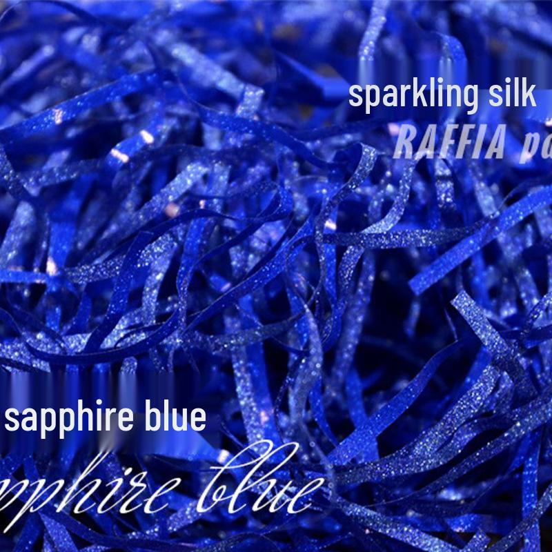 Raffia Paper Shred Gift Box Filler - Glitter Decorative Confetti for Party Favors