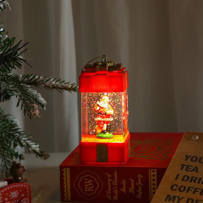 Waterflood Christmas Glow Gift Pack Рождественский подарок Украшения Рождественская подарочная коробка Подвеска