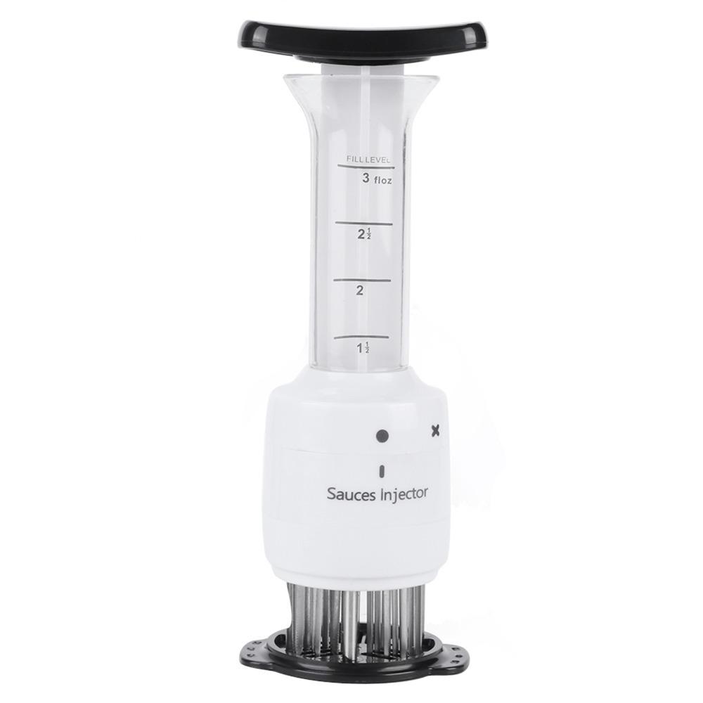 White Steak Tenderizer Tool Easy Clean Seasoning Injector Kitchen Tenderizer Tool Kitchen Use