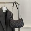 Retro Armpit Bag New Fashion Embroidery Thread Down Cotton Chain Bag Simple Diamond Women's Shoulder Bag