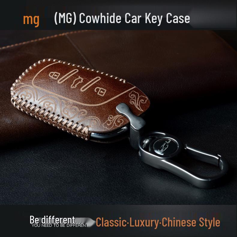 Чехол-защита для ключа MG 5/6 Roewe Navigator GT из коровьей кожи - 3-е поколение ZS