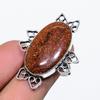 Red Sunstone Gemstone Handmade 925 Sterling Silver Jewelry Ring Adjustable SU-9999