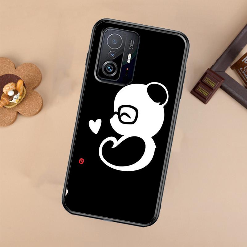 Милый панда Чехол для телефона POCO X5 X4 X3 F5 Pro M4 M5s F3 F4 GT C40 Для Xiaomi 12T 11T 13 Pro 12 Lite