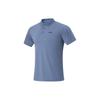 Удобная влагоотводящая рубашка поло с коротким рукавом для мужчин, цвет пыльно-голубой APLU125-3