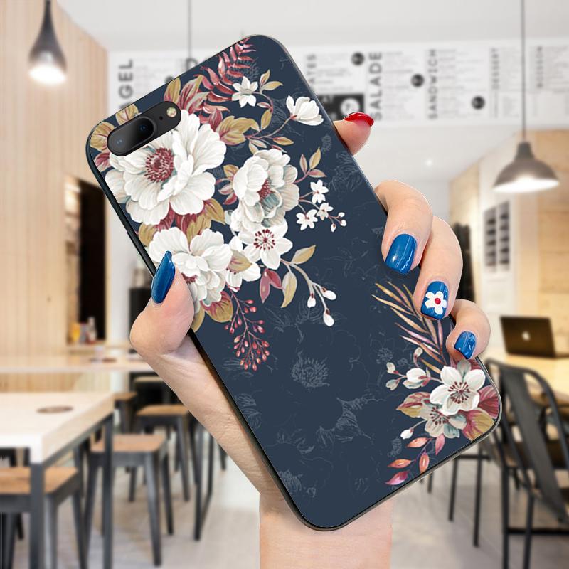 Мягкий чехол из ТПУ с красивыми цветами для iPhone 14 13 12 11 Pro Max Samsung Galaxy S20 FE S23 A52 A52 M21 M32 Xiaomi Redmi задняя крышка