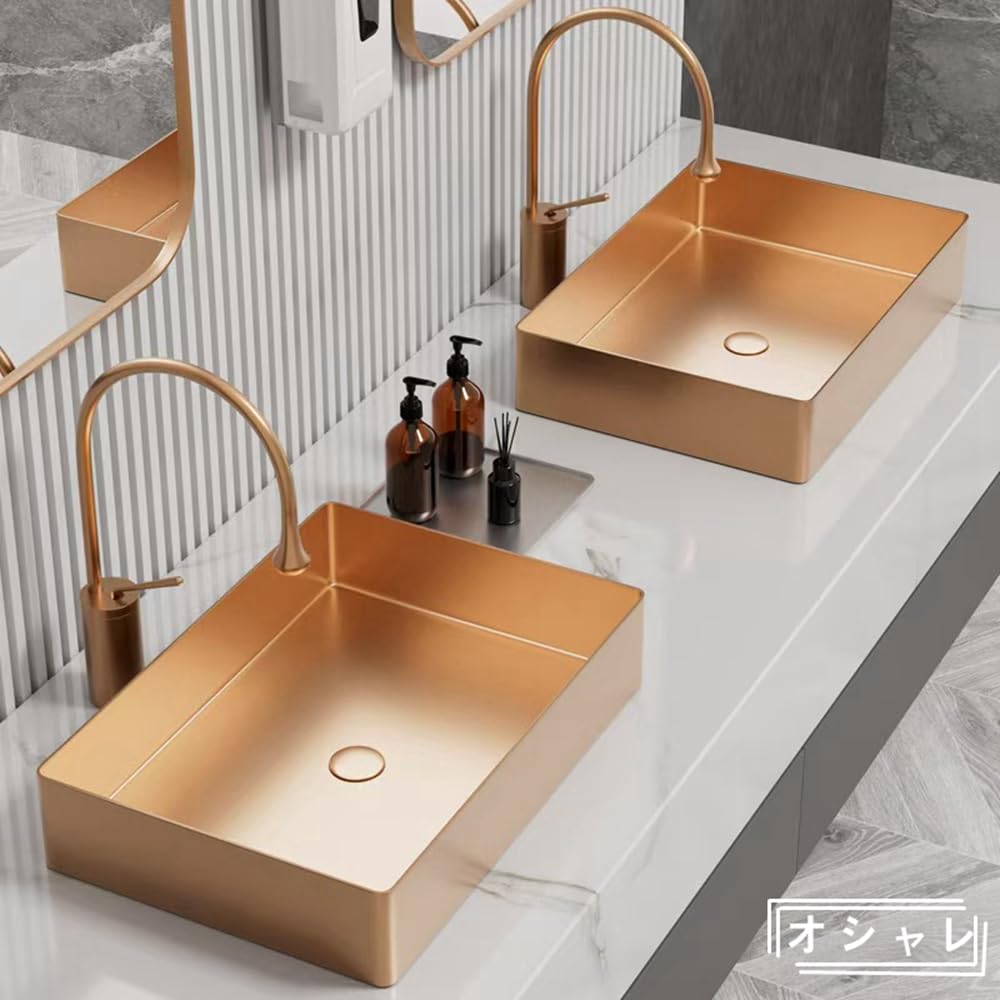 Набор умывальник керамический роскошный умывальник простой отдельно стоящий длинный квадратный умывальник глубокий умывальник 60x35x11 см [слив включен]