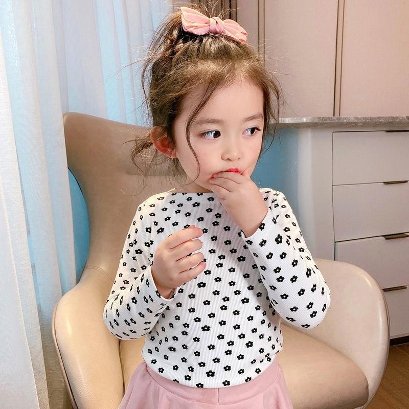 Baby Girl Blouses Long Sleeves Stylish Version for 4-6 Years Old