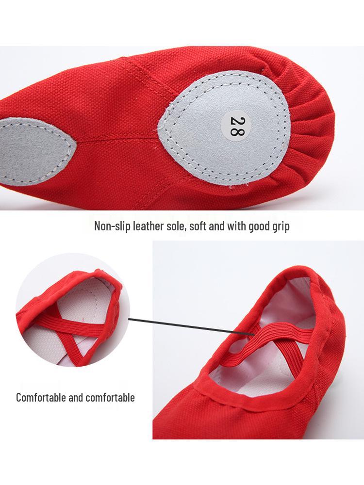 Балетная и йога обувь для танцев: Мягкая подошва для женщин, детей, девочек и взрослых - Дизайн кошачьей лапки