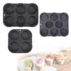 Силиконовая форма для булочек для гамбургеров с 4/6/8 отверстиями, антипригарная форма для выпечки, кухонные принадлежности