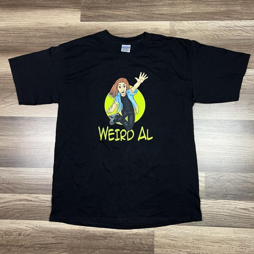 Коллекция Weird Al Yankovic Черная рубашка Унисекс S-5XL BO820 Унисекс Футболка