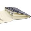 PORTER Double Long Wallet 129-06010 Two-Tone Leather Bifold Navy Natural Made in Japan