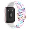 For Samsung Galaxy Fit3 Pattern Printing Silicone Strap Replacement Watch Band