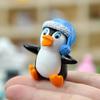 Penguin Family Succulent Decorations: Cute Miniature Ornaments for Desktop and Cakes