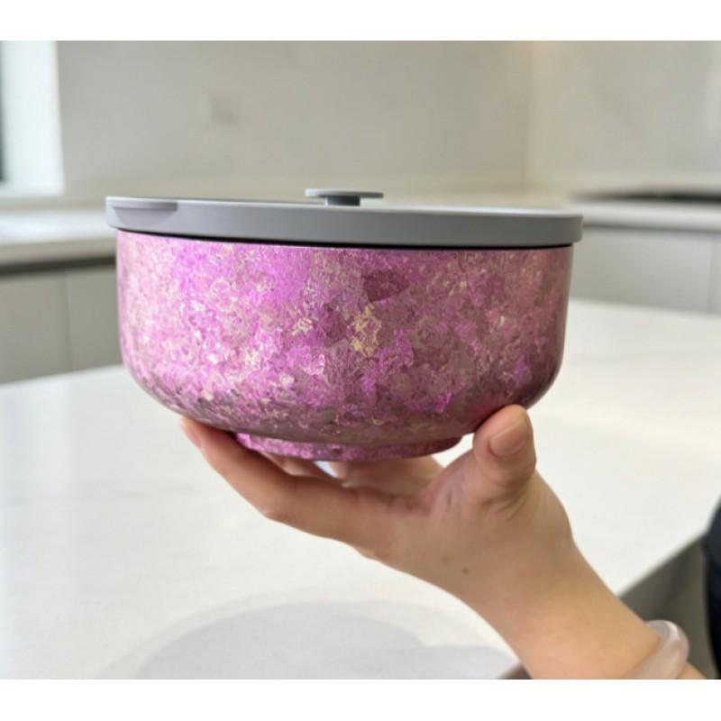 Titanium Food Storage Container With Lid 800ml Leakproof Bento Box Kitchen Meal Prep Picnic Fridge Organizer