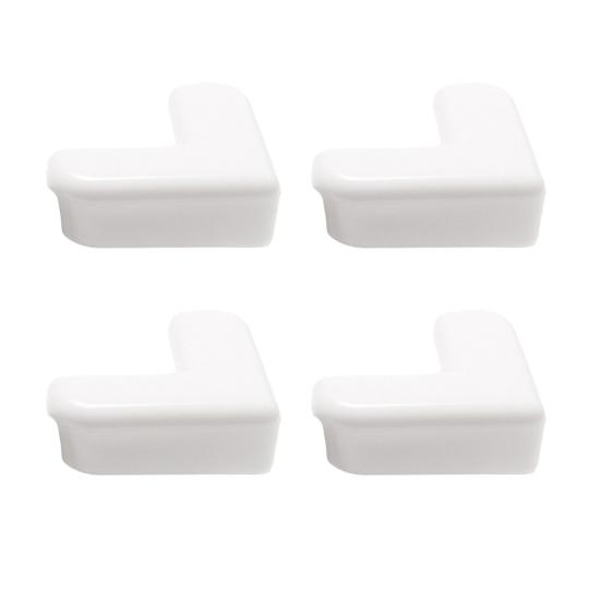4Pcs Furniture Corner Protector Anti-collision Baby Proof Soft PVC Self-adhesive Table Sharp Edges Corner Guard Protective Cover Kit