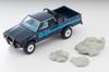 Tomytec Tomica Limited Vintage Neo 164 Scale LV-N321b Nissan 4x4 King Cab Truck (North American Model, Blue) - Finished Model (Product Code: 332855)