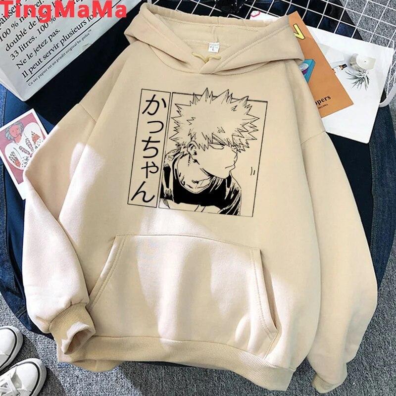Толстовки унисекс с принтом My Hero Academia Bakugo, толстовки унисекс с корейским принтом, 2021, толстовка унисекс с аниме аниме