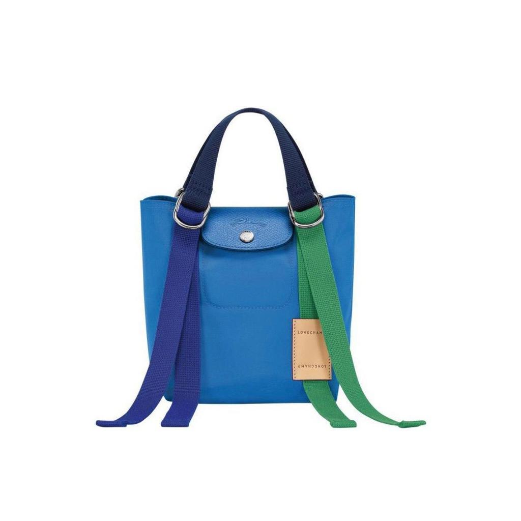 Холщовая сумка кроссбоди Longxiong с цветными блоками и нейлоновой лентой