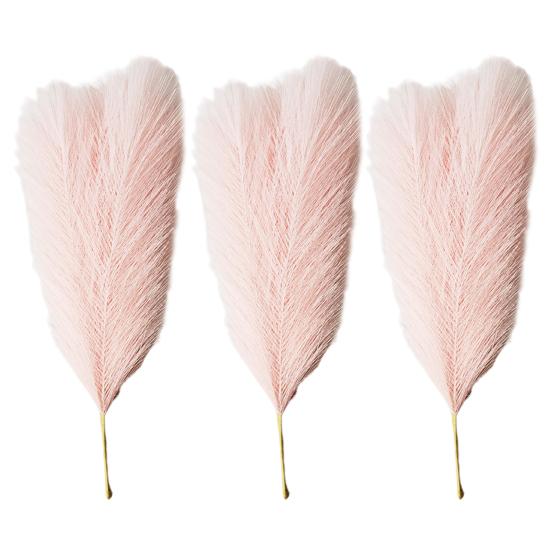 3 шт./пакет, привлекающая внимание искусственная пампасная трава, тонкая работа, искусственный шелк, цветок, не выцветает