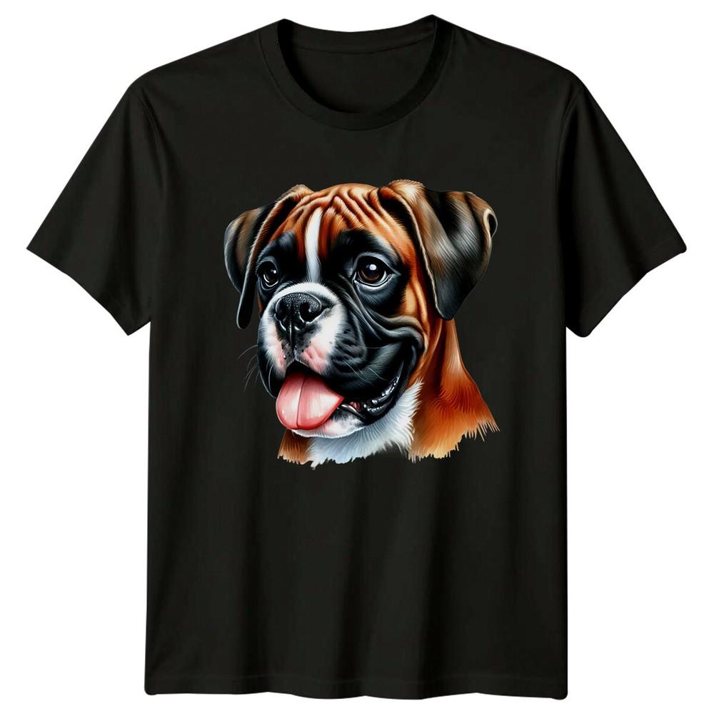 Boxer Dog Breed Graphic TShirt Cute Animal Lover Tee Unisex T-Shirt