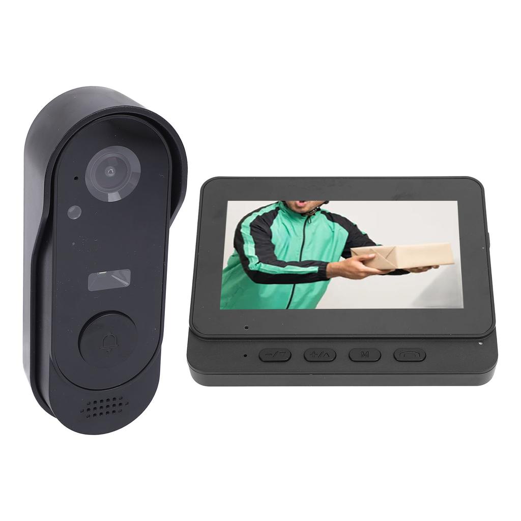 2.4G WiFi Видеодомофон Система Двусторонняя Связь 120 градусов Угол Обзора Водонепроницаемая Камера Дверного Звонка с