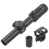 Rifle Scope Variable Magnification Short Scope Compatible with Survival Game Games 20mm High Mount Ring Included T-EAGLE EO1.2-6x24WA