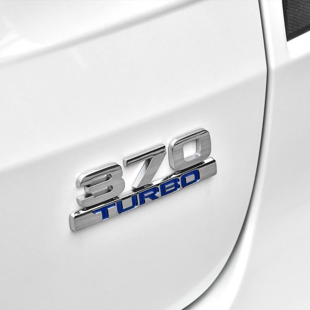 GETON TURBO 3D Эмблема Металлическая Универсальная Наклейка с Логотипом Автомобиля Тюнинг Кастомные Автозапчасти Турбо (ЧЕРНЫЙ)