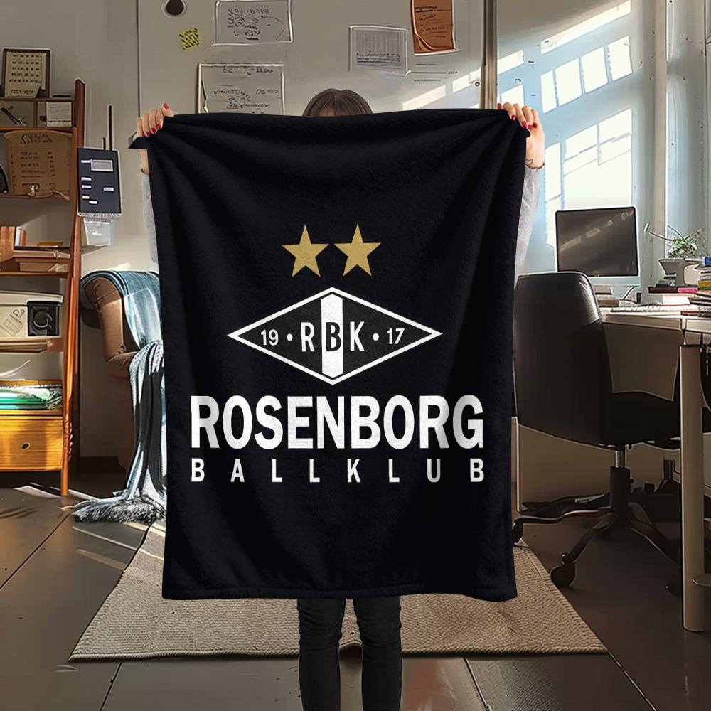 Rosenborg BK Flannel Blanket, High quality Comfortable for All Seasons, Home Decor, Warmth and Comfort