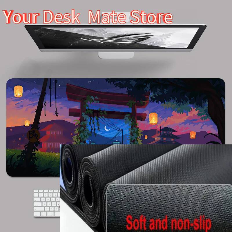 Pixel Mouse Pads Gaming Mousepad Locking Edge Gamer Mouse Mat Keyboard Mats Desk Pad Mousepads XXL xcm For Computer