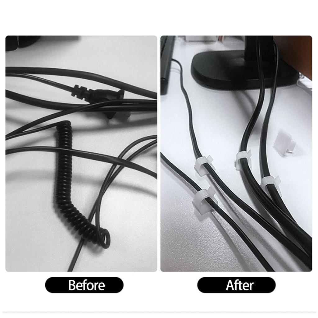 Многоразовый держатель для кабелей с сильным клеем, безопасный для детей органайзер для шнуров для стола, кухни, электроники, аккуратно организует провода