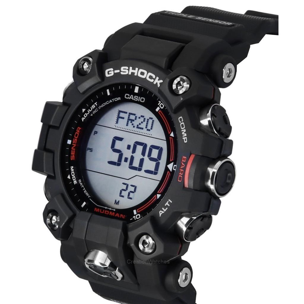 Casio Мужские часы G-Shock Mudman Master Of G-Land с цифровым полимерным ремешком и солнечной батареей GW-9500-1 200M