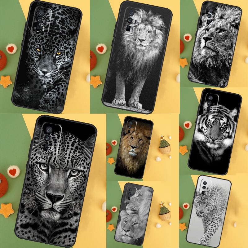 Чехол Животное Леопард Тигр Лев Для Xiaomi 13 14 Ultra 11T 12T 13T Pro 12 Lite POCO X6 Pro F5 M6 X5 X3 F3 M5s F6 Чехол