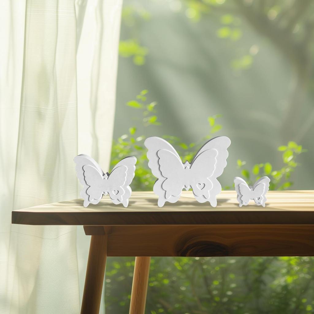 Большие, средние и маленькие бабочки украшения силиконовые формы весенние бабочки украшения гипсовая форма капающий клей форма