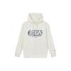 Fila X V&A Collaboration Morgan Series Floral Bird Logo Printed Hoodie Men Hoodies White F11M418207F-IV