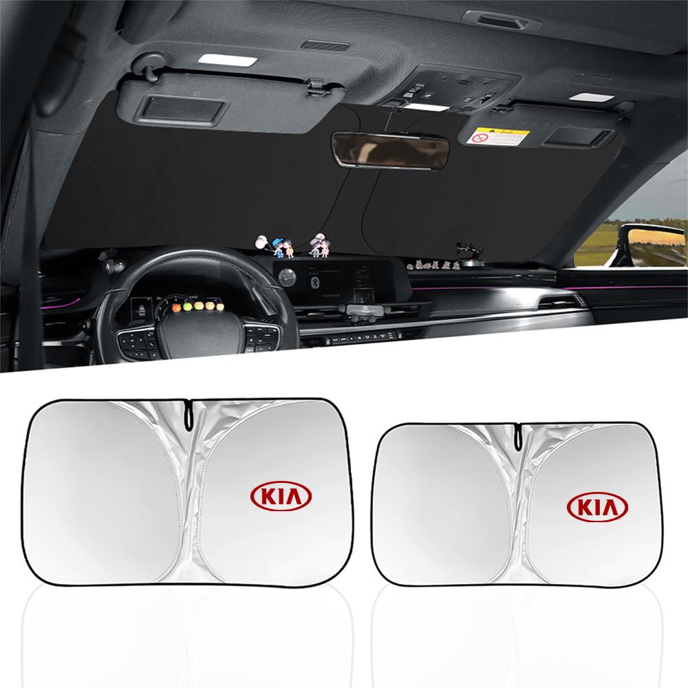 Car Windshield Sun Shade Visor UV Protection Shield Accessories For KIA Sportage RIO Ceed Picanto Pegas Sorento Niro Soul Cerato BK7