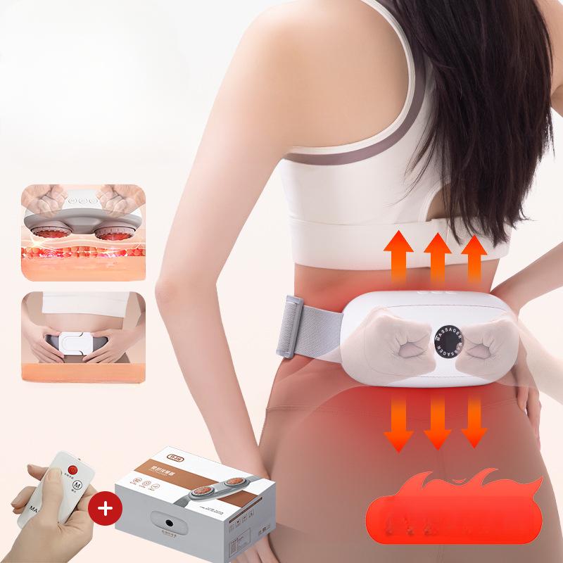 Bianshi Waist Massager Electric Beat Muscle Relaxation Vibrator Back Home Fat Beating Massage Belt.