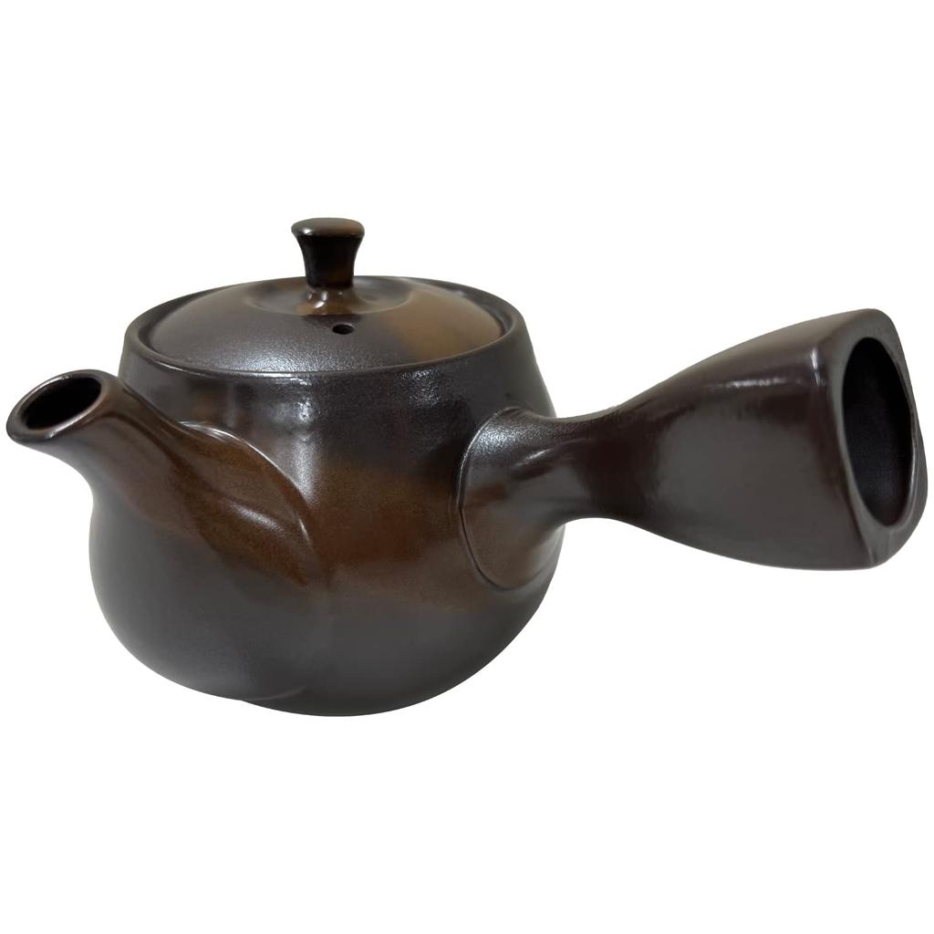 Sento Senga Pottery Coffee Teapot, Banko Ware, Susan Kiln, 450cc, with Coffee Dripper and Stainless Steel Tea Strainer