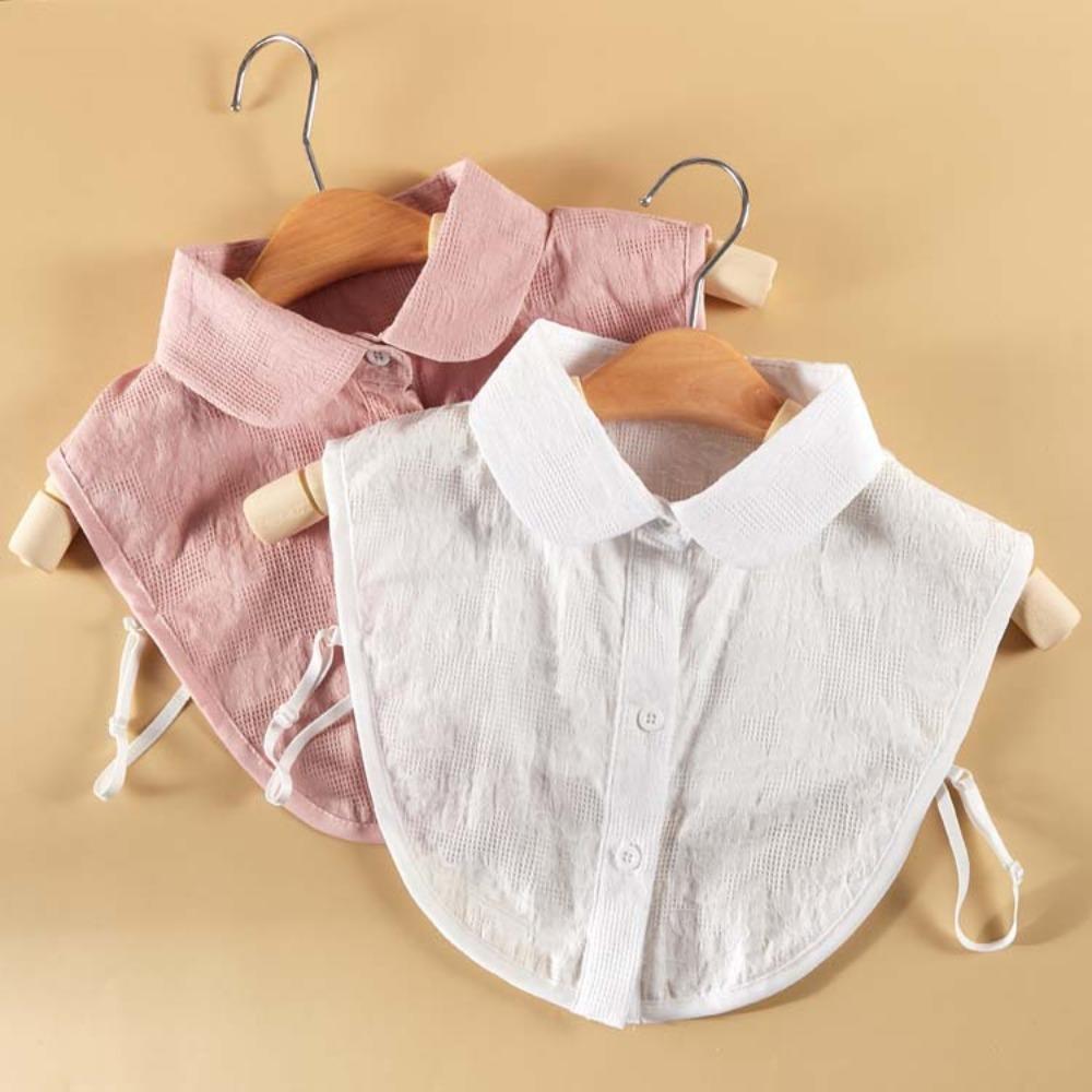 New Women White Lace Fake Collar Vintage Blouse Top Sweater Cotton False Collars Detachable For Shirt Collar Ladies Lace Collars