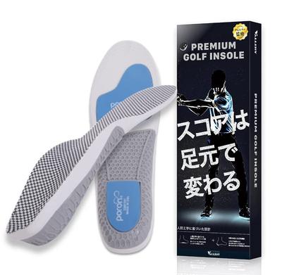 Стельки для гольфа VALLERY Premium, сертифицированные PGA Teaching Professional, стельки для гольфа с амортизацией, размер (М 24,5-25,5см)