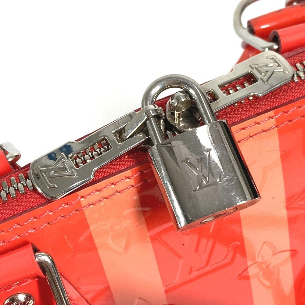 Louis Vuitton M90968  MonogramVernis Rayures Alma BB 2WAY Shoulder Hand Bag