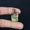 Citrine Pendant Gemstone Jewelry, Copper Electroformed Silver Pendant, Handmade Jewelry Birthstone Pendant, Gift For Him