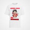 Merry Xmas Christmas One Piece Monkey D Luffy Pirates T-Shirt Organic Cotton