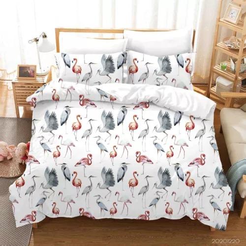 Comforter Flamingo Bed Decoration First Choice Gift Suitable For Children Boys Girls And Adults Comfortable Breathable