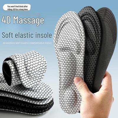 Графеновая стелька: Дезодорирующий, 4D-массажный, высокая эластичность, амортизация, антибактериальный, удобный, дышащий, впитывающий пот, свободный покрой.